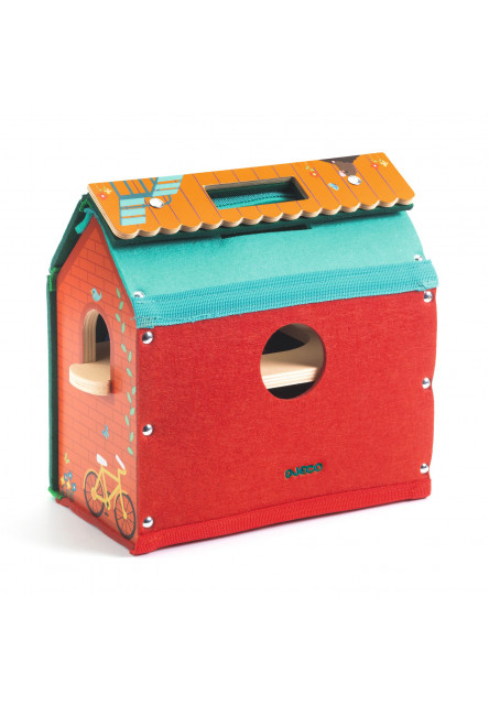 Drevený domček so zvieratkami SoftiHouse