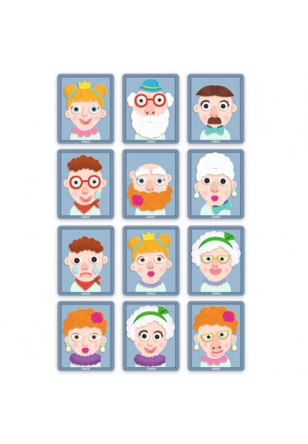 Magnetická skladačka Portréty