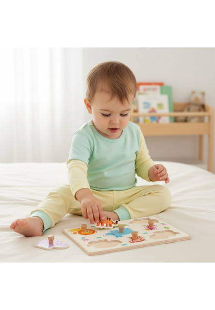 Drevené puzzle Hippo n Co