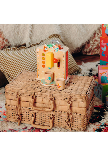 Drevený espresso kávovar - Hra na baristu