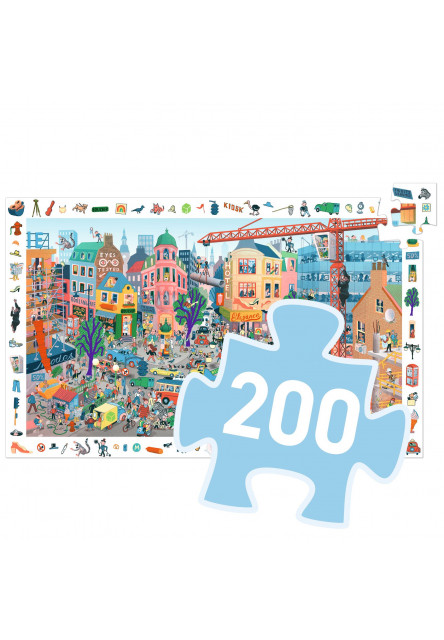 Objavovacie puzzle Mesto 200 ks