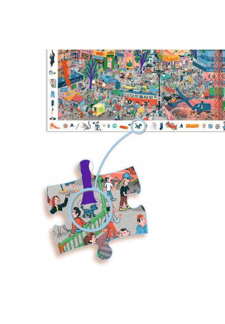 Objavovacie puzzle Mesto 200 ks