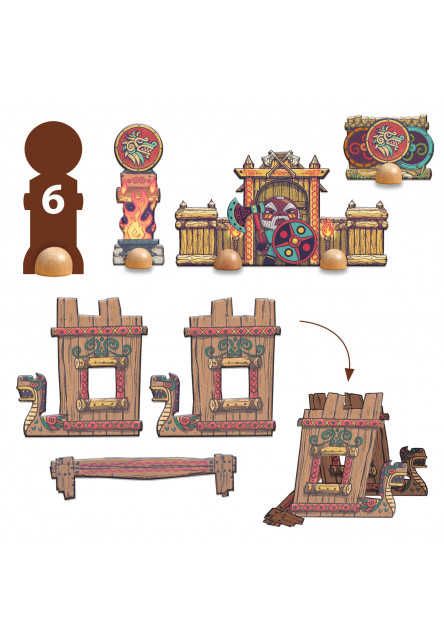 Arty Toys Puzzl Up a figúrka Viking Alric Barbarious