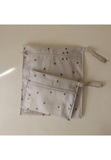 Vodeodolné vrecká mushie - bees - 2ks