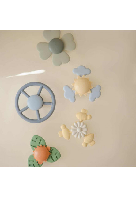 Spinner hračka s prísavkou mushie - bee