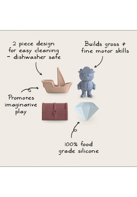 Set hračiek do vody mushie - pirate