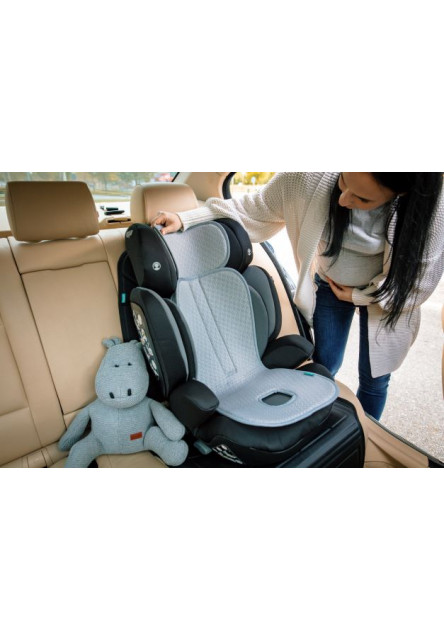 Priedušná podložka do autosedačky Breeze sk. 0+, Foggy Grey