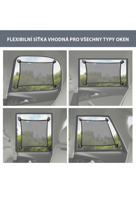 Flexibilná slnečná clona do auta