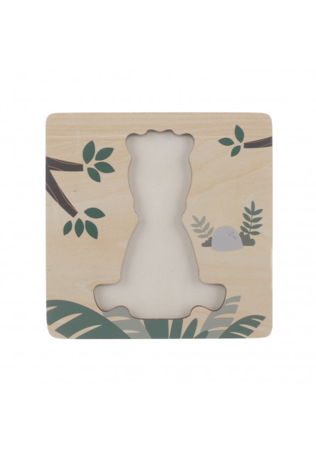 Drevené puzzle malé, Zebra