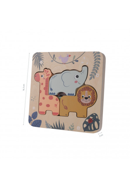 Drevené puzzle hlavolam, Wood