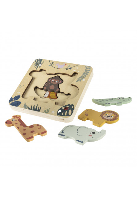 Drevené puzzle hlavolam, Wood