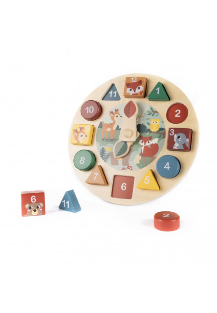 Drevené aktivity hodiny, Wood