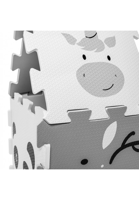 Penová podložka Puzzle 30x30 cm 9ks, Forest