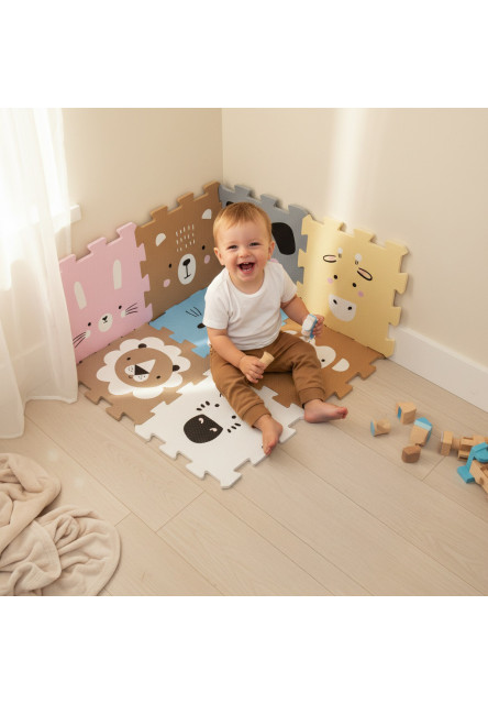 Penová podložka Puzzle 30x30 cm 9ks, Logic