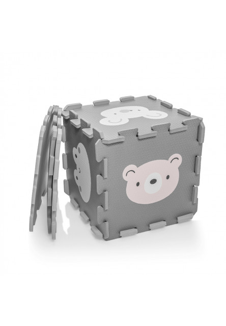 Penová podložka Puzzle 30x30 cm 9ks, Wild Life