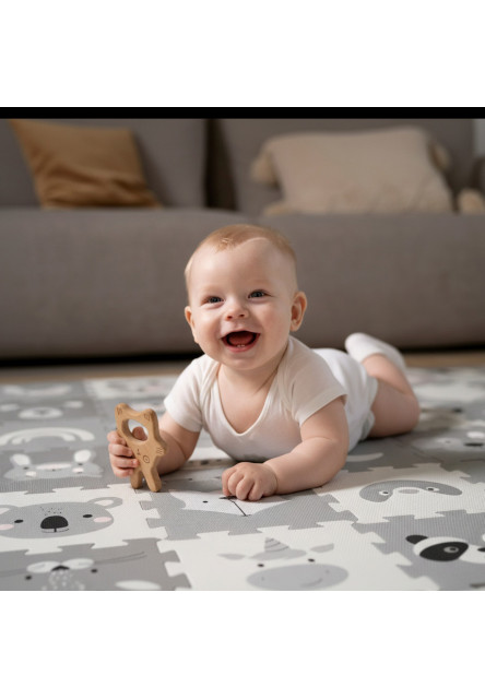 Penová podložka Puzzle 30x30 cm 9ks, Wild Life