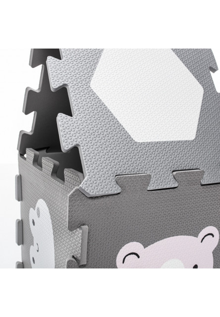 Penová podložka Puzzle 30x30 cm 9ks, Wild Life
