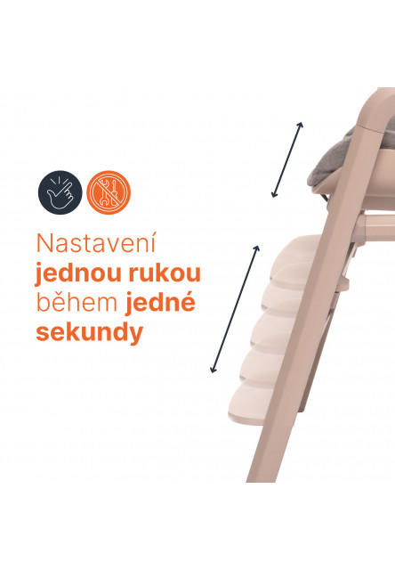 Set stolička Inpira + novorodenecký set, Pistacio  Green