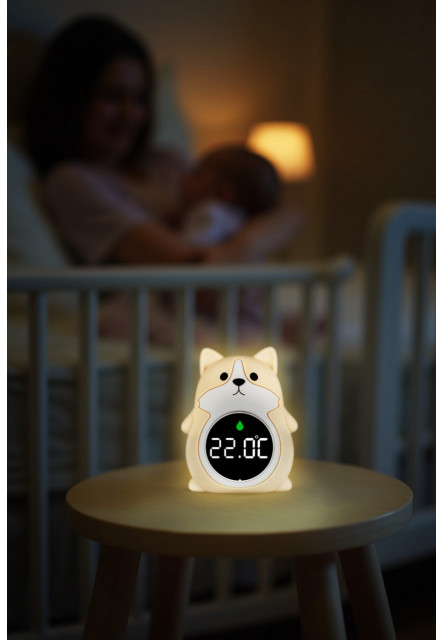 Silikónový digitálny teplomer 3v1, Dog