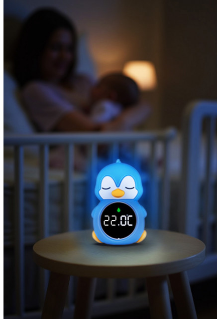 Silikónový digitálny teplomer 3v1, Penguin