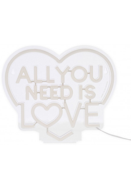 LED nápis s neónovým efektom Legami It's A Sign - All You Need Is Love