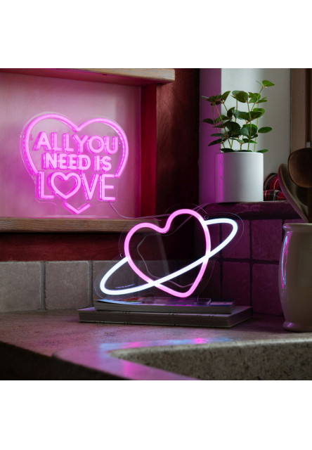 LED nápis s neónovým efektom Legami It's A Sign - All You Need Is Love