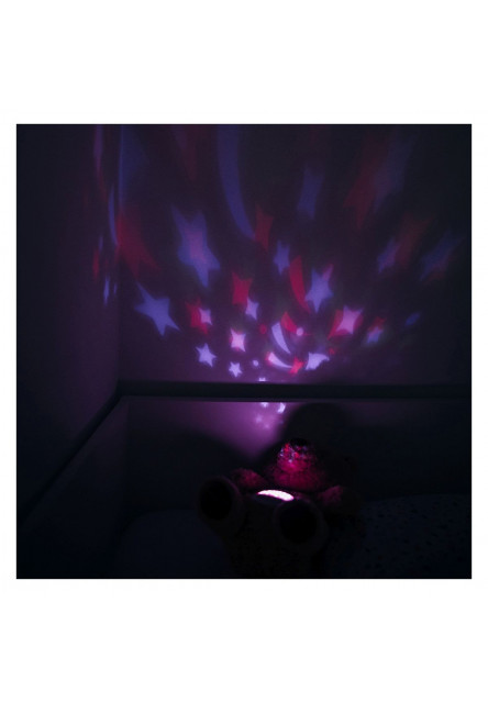 Free2Play Uspávačik s hudbou a svetelnou projekciou Teddy Bear