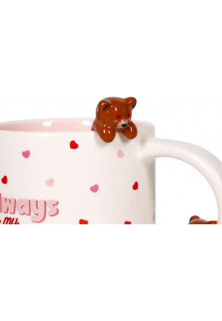 Kameninový hrnček Legami Too Cute To Handle - Teddy Bear 350 ml