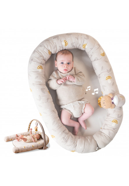 Hniezdo pre bábätko s hrazdou Little Explorer