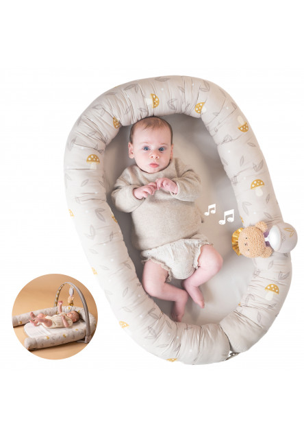 Hniezdo pre bábätko s hrazdou Little Explorer