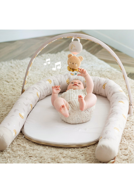 Hniezdo pre bábätko s hrazdou Little Explorer