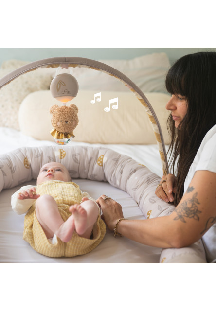 Hniezdo pre bábätko s hrazdou Little Explorer