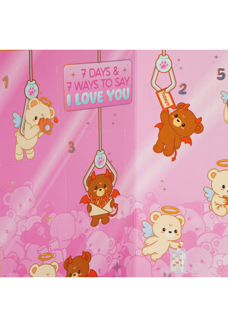 Box so 7 prekvapeniami Legami - 7 dní, 7 spôsobov, ako povedať „Milujem ťa“ - Love