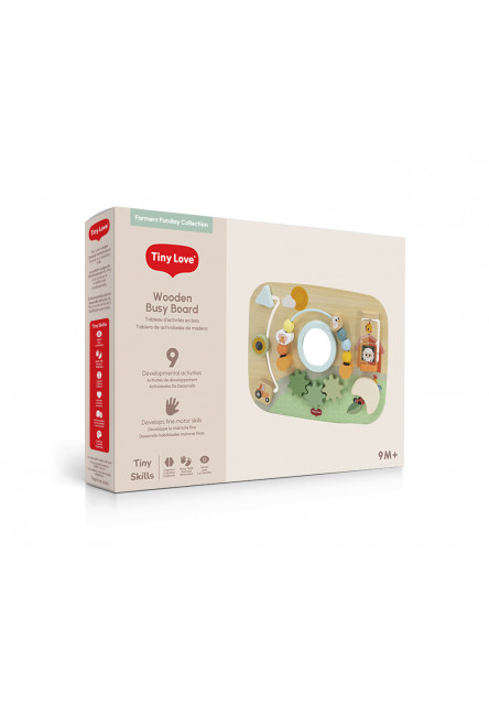 Pult s aktivitami drevený Farmers Funday