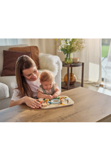 Pult s aktivitami drevený Farmers Funday