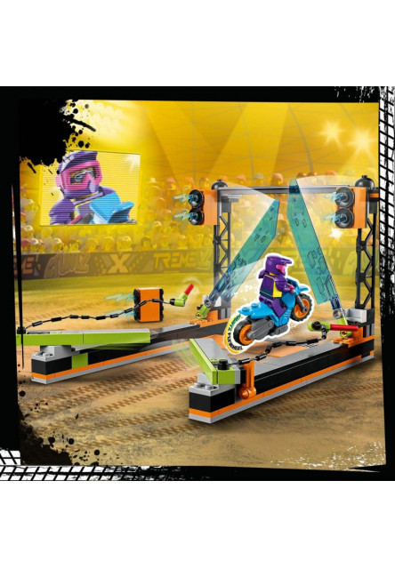 Kaskadérska výzva s čepeľami