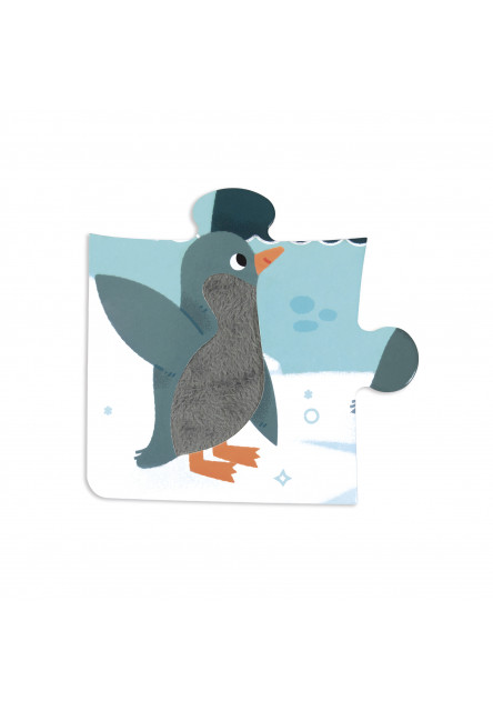 Dotykové senzorické puzzle Polárny kruh