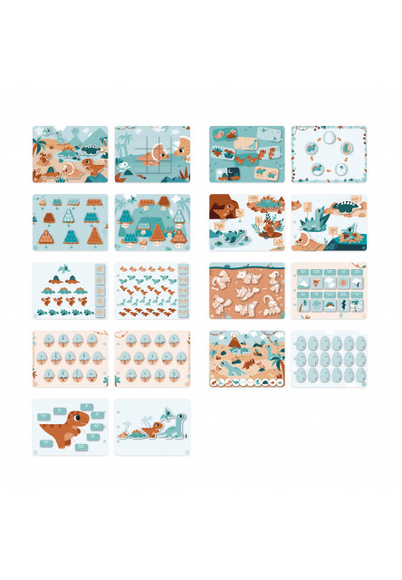 Dino Busy Book interaktívna kniha s aktivitami od 3 rokov