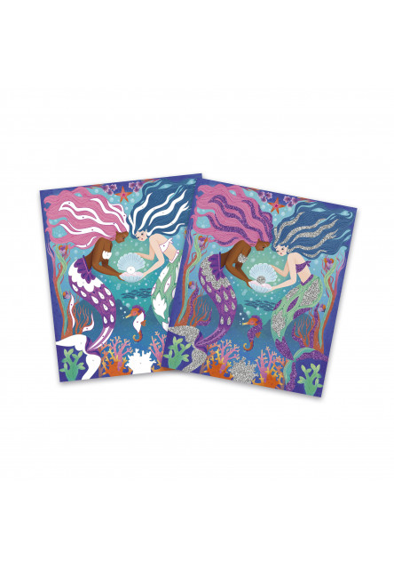 Atelier Kreatívna sada Mini Morské panny Trblietavé piesky