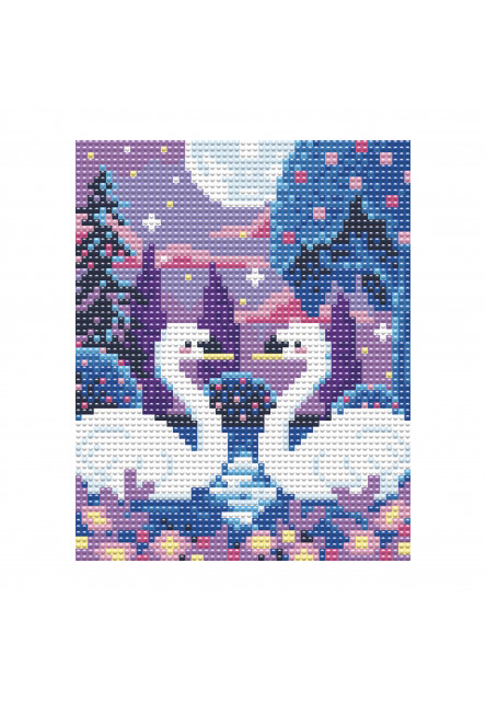 Atelier Kreatívna sada Maxi Mesačný svit Maľovanie diamantami