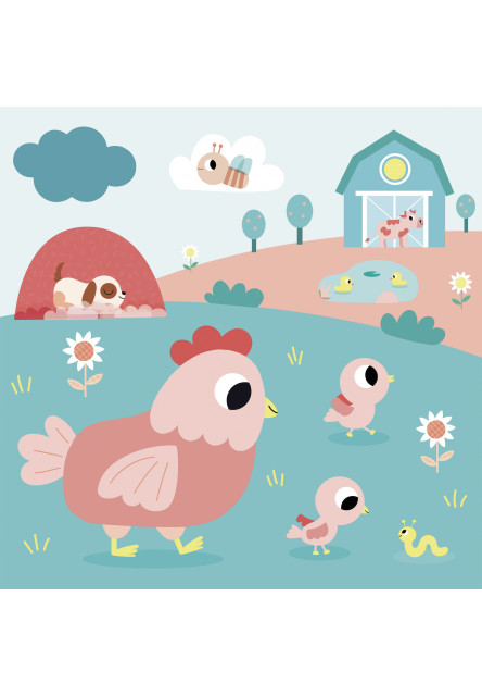 My arts&crafts Mini Zamatové omaľovánky Farma od 18 mesiacov