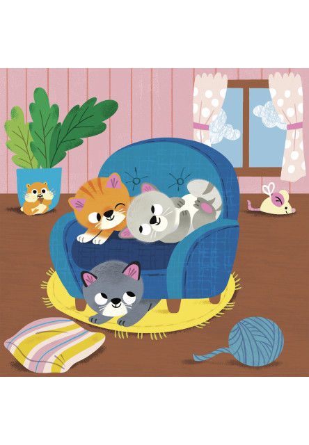 My arts&crafts Mini Zamatové omaľovánky Chutné zvieratká od 18 mesiacov