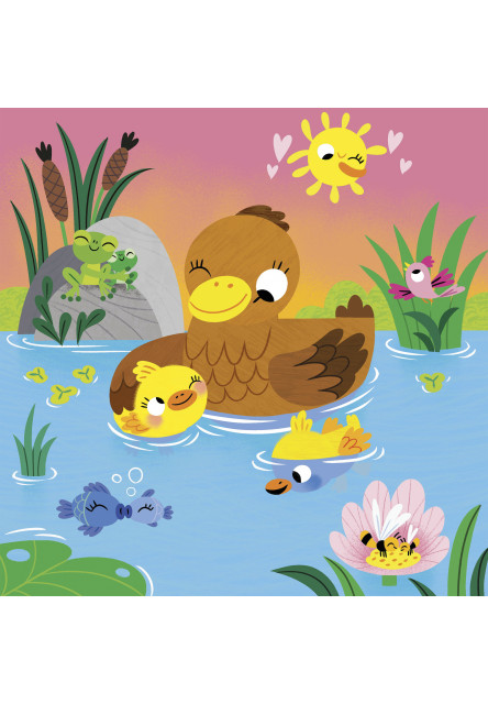 My arts&crafts Mini Zamatové omaľovánky Chutné zvieratká od 18 mesiacov