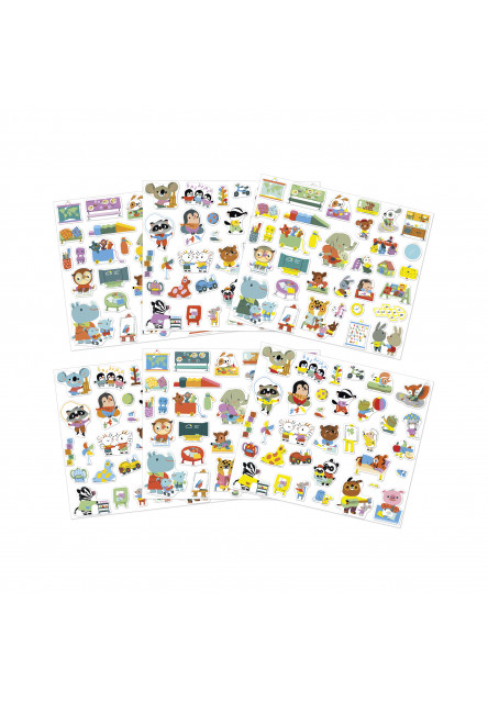 Stickers Samolepky Škôlka 200 ks