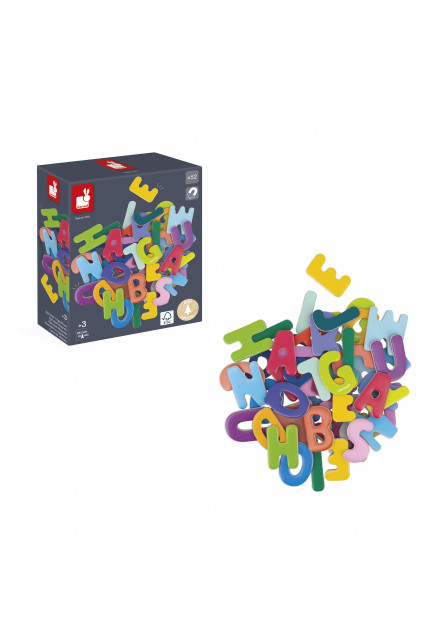 Magnetky na tabuľu Abeceda 52 ks