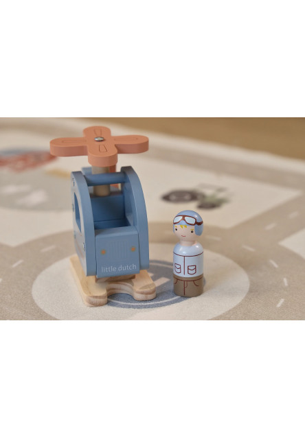 Helikoptéra drevená