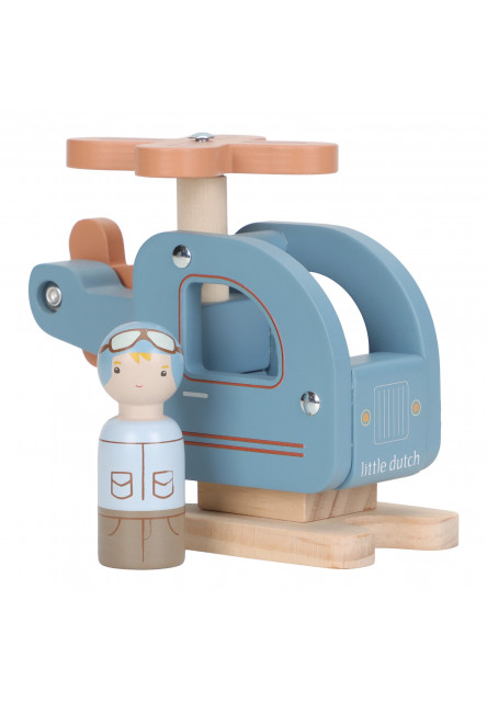 Helikoptéra drevená