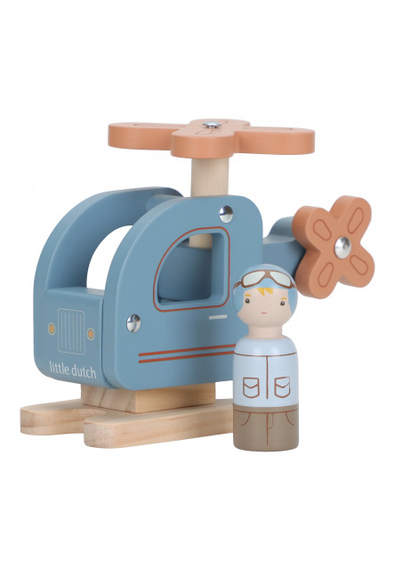 Helikoptéra drevená