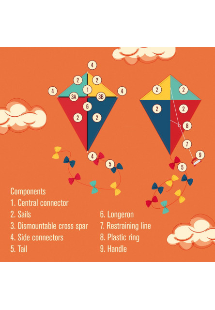 Lietajúci drak Legami Diamond Kite