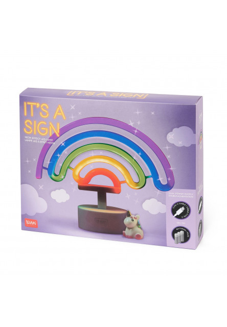 Dekoračné svetlo Legami It'S A Sign - Neon Effect Led Lamp - Rainbow